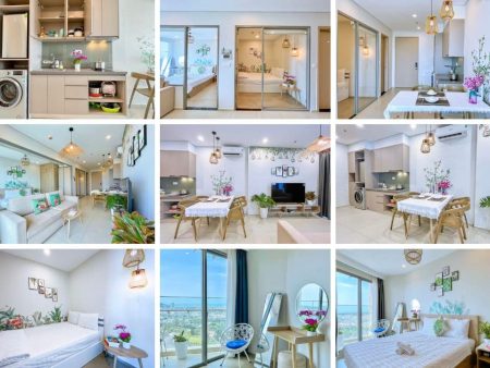Căn 2PN The Sóng mã 28.30 diện tích 53m2