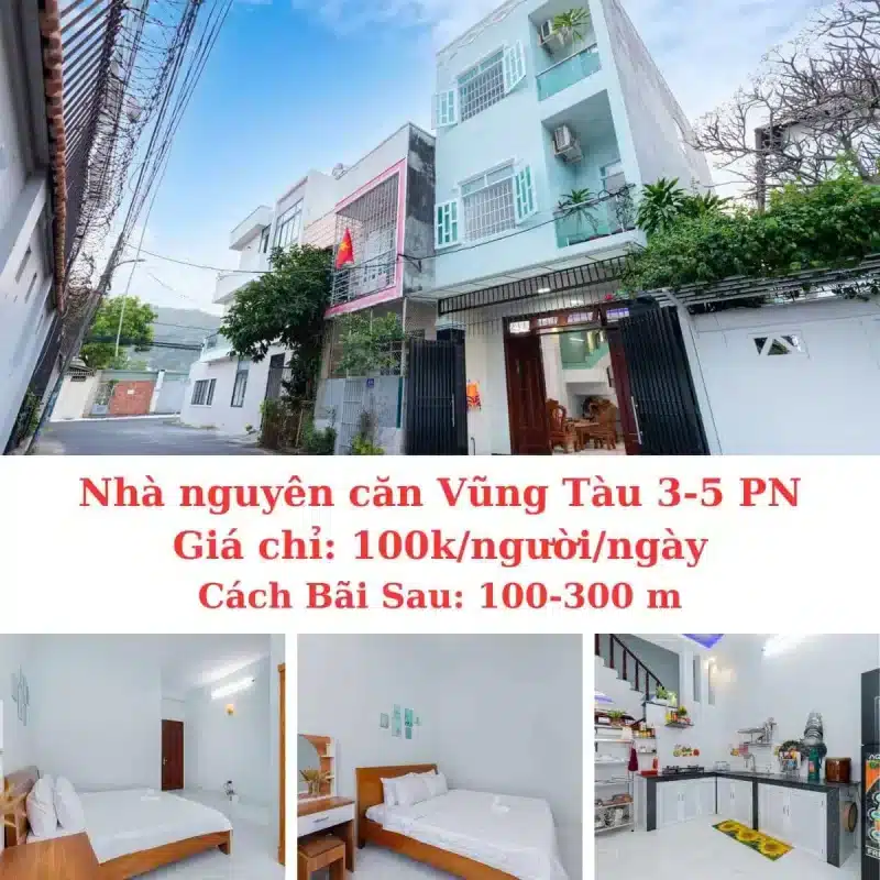 Homestay Vũng Tàu view đẹp gần biển giá rẻ