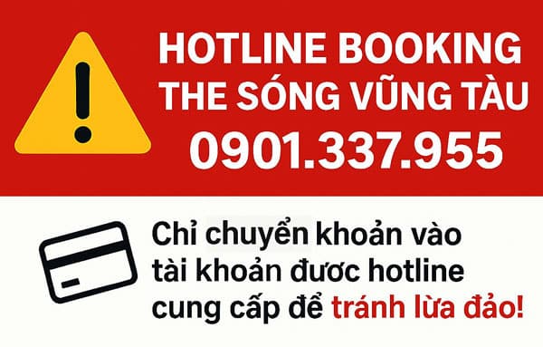 Hotline Booking The Sóng Vũng Tàu