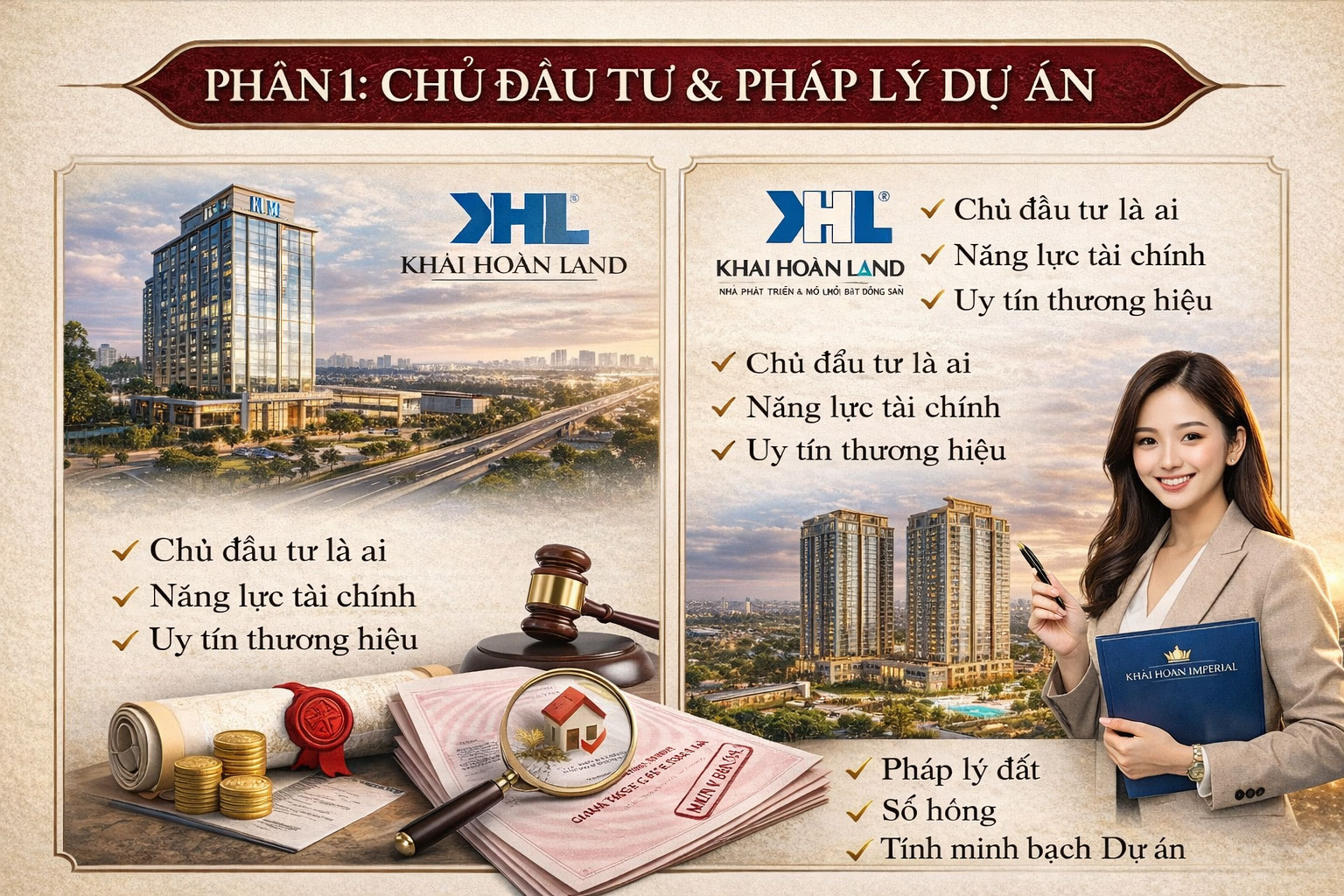 Hỏi đáp về chủ đầu tư và pháp lý dự án Khải Hoàn Imperial