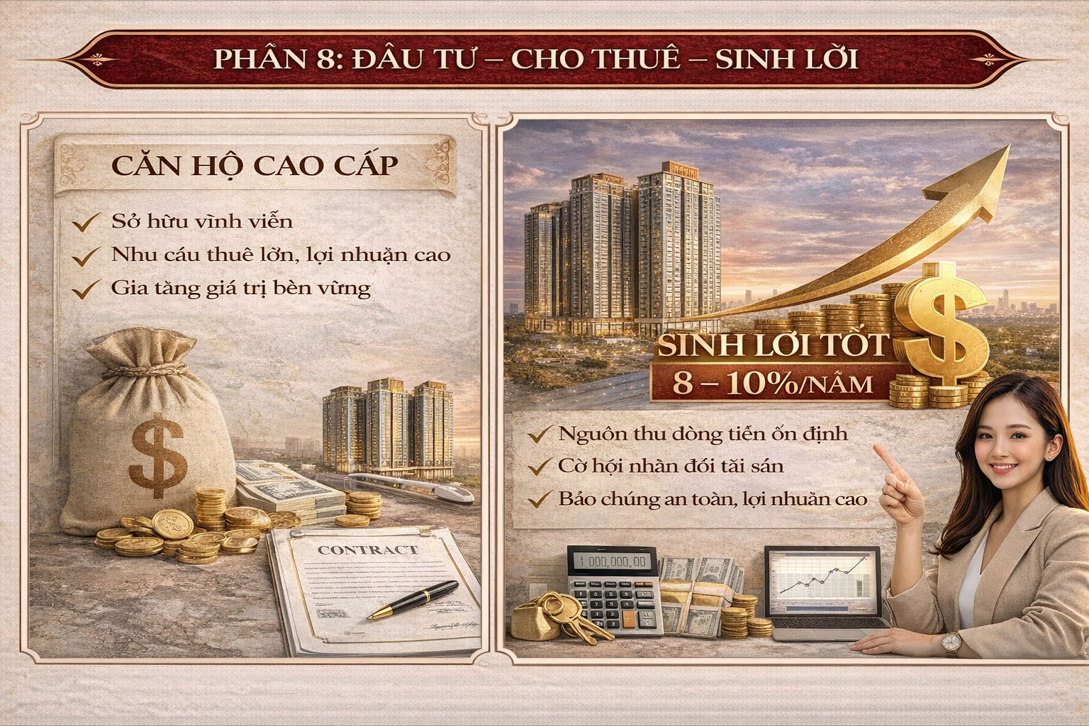 ĐẦU TƯ – CHO THUÊ – SINH LỜI
