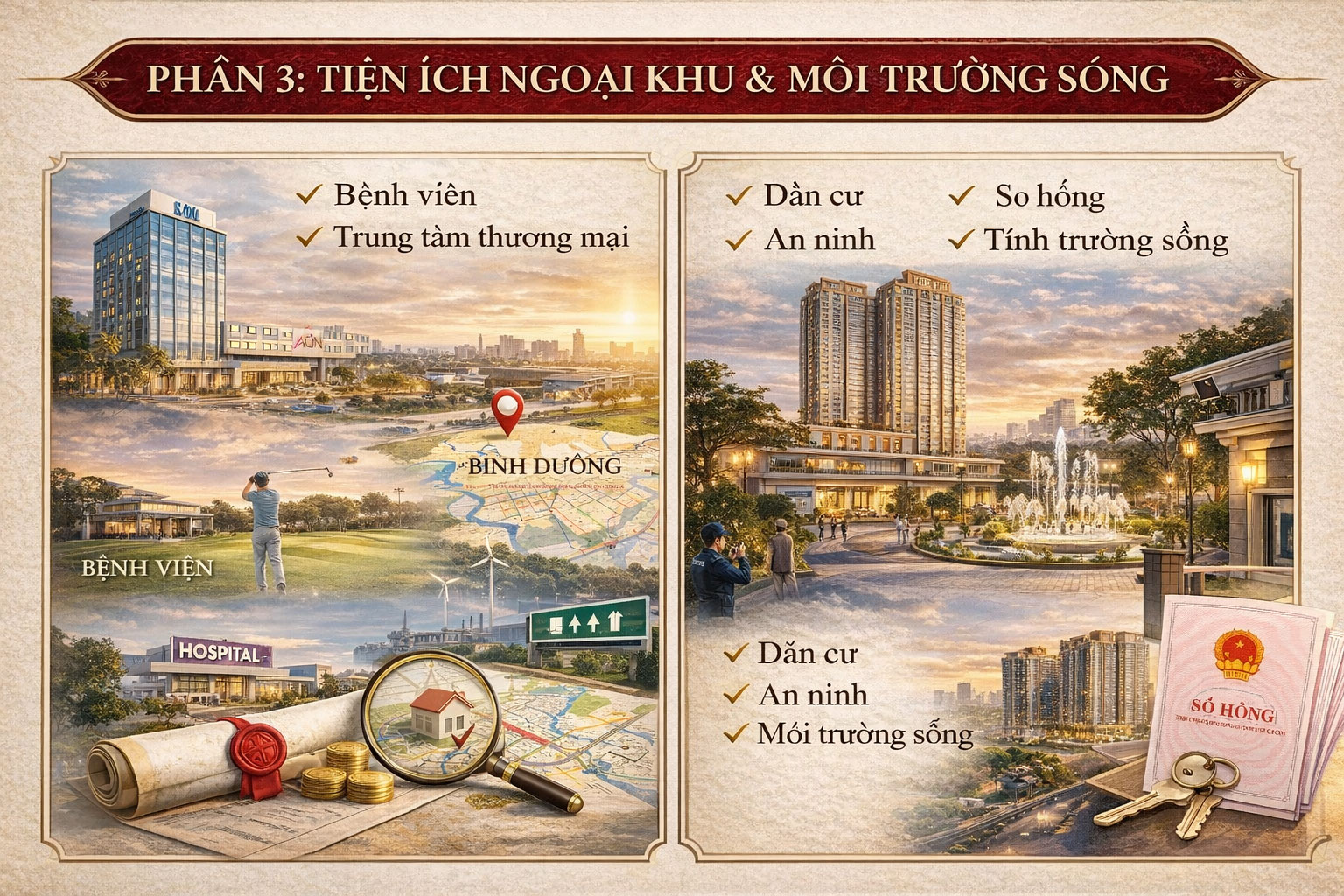 Hỏi đáp về tiện ích ngoại khu và môi trường sống Khải Hoàn Imperial
