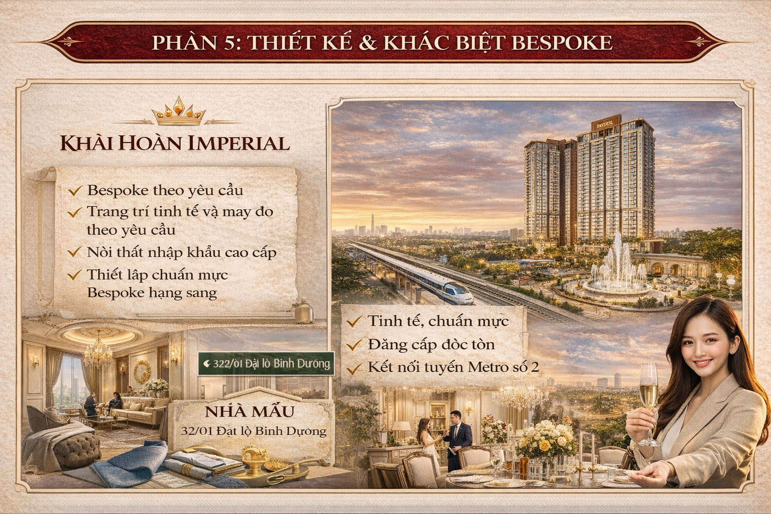 Hỏi đáp về Thiết kế và khác biệt BESPOKE của Khải Hoàn Imperial