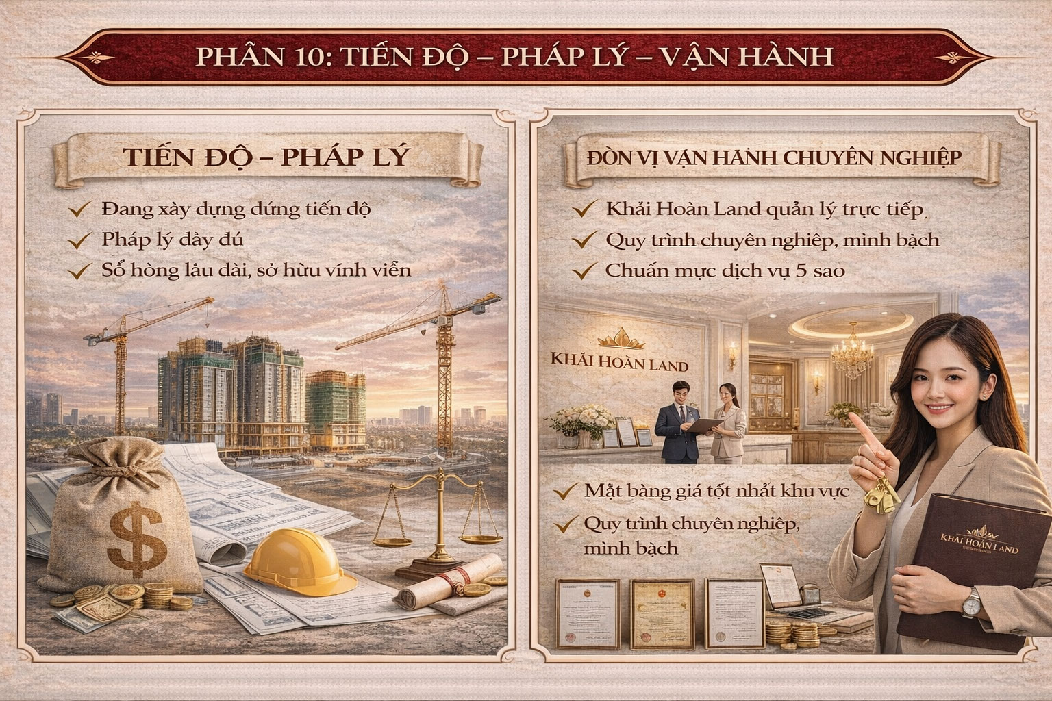 TIẾN ĐỘ – PHÁP LÝ – VẬN HÀNH