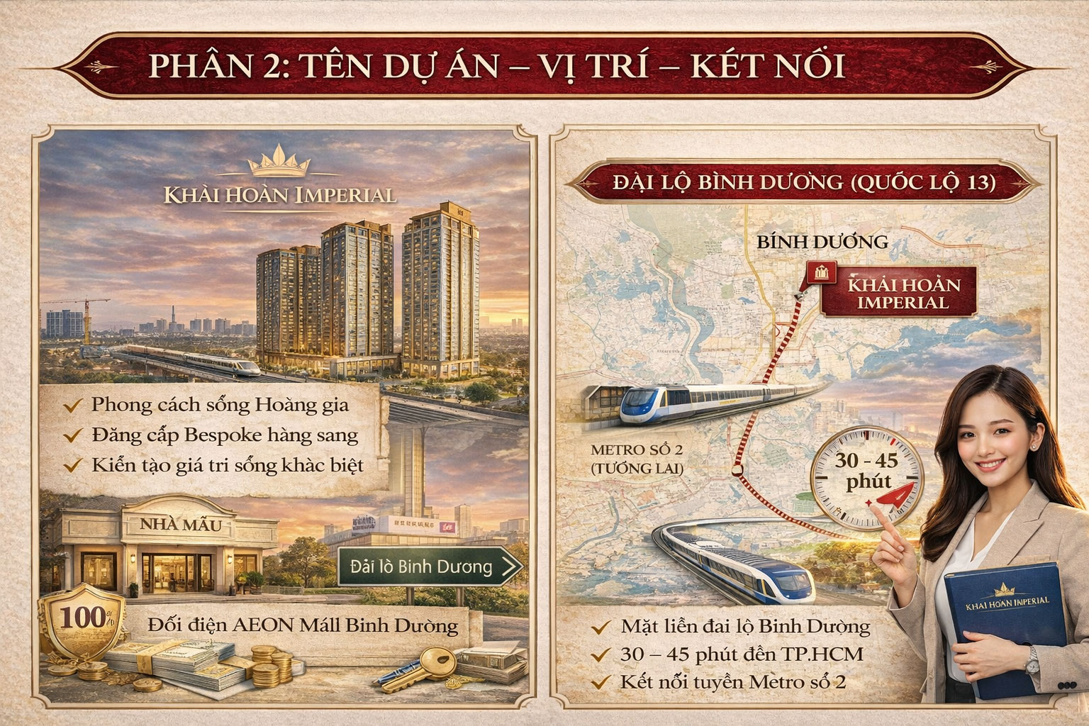 Hỏi đáp về vị trí và kết nối dự án Khải Hoàn Imperial