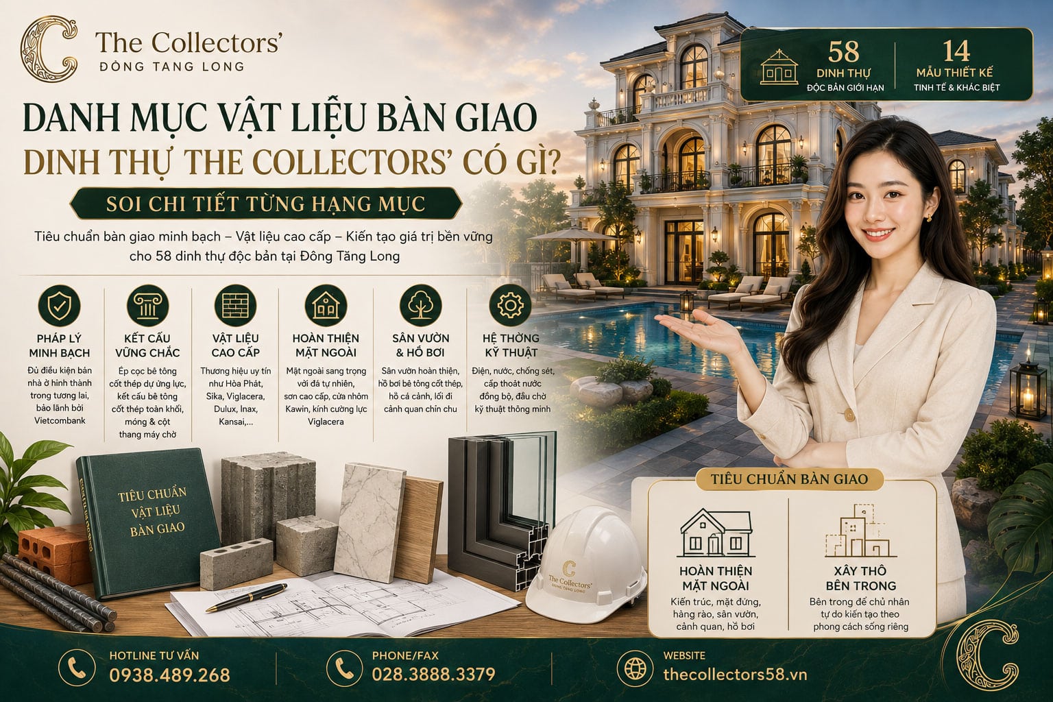 Tiêu chuẩn bàn giao và lý do The Collectors' để thô phần nội thất